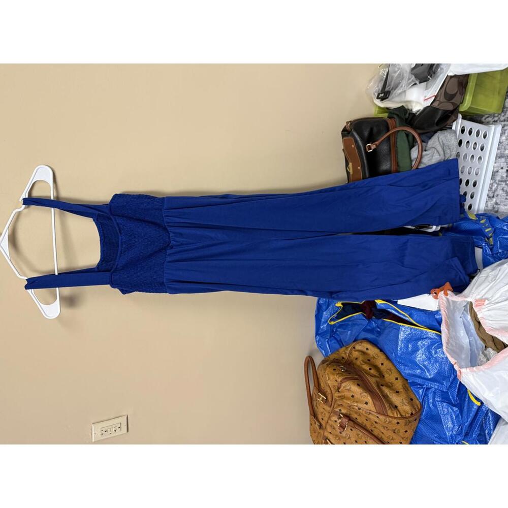 Chic Blue Jumpsuit - Comfortable and Stylish